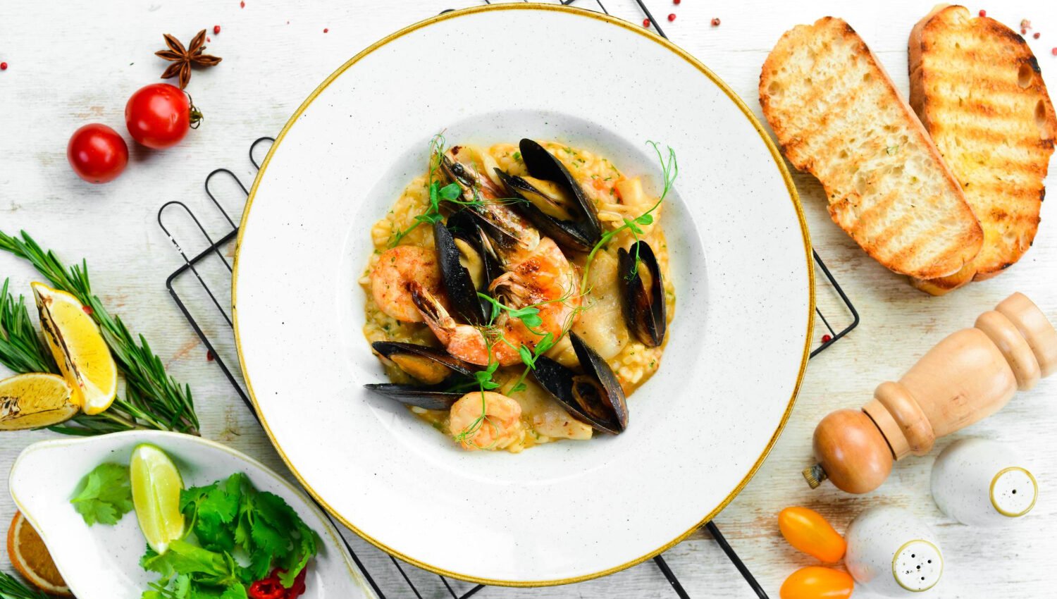 Risotto au Cookeo : Crevettes, Moules et Safran