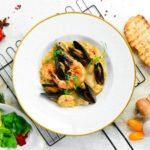 Risotto crevettes, moules et safran au multicuiseur cookéo