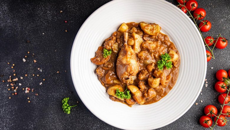 Coq au Vin et pommes de terre au cookeo