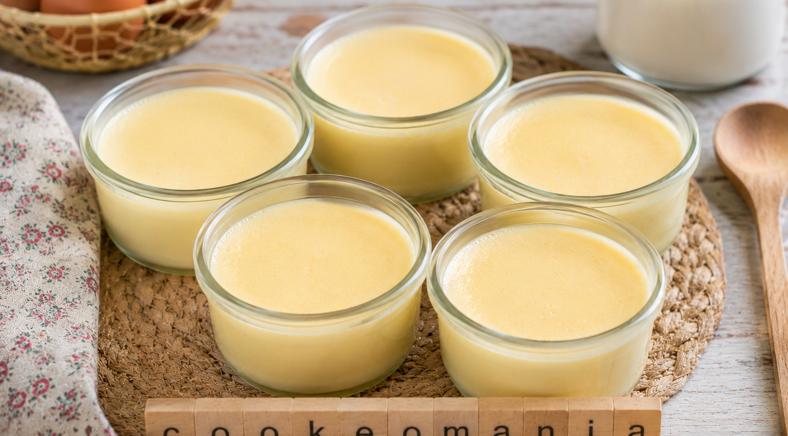 Savoureuse Crème aux oeufs