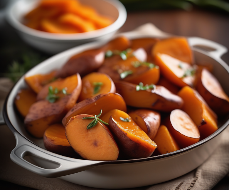 Patates Douces Glacées à l'Orange au Cookeo