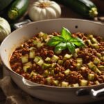 Courgettes Bolognaise au multicuiseur Moulinex