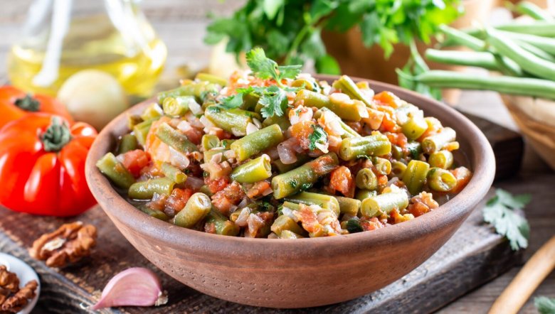 Salade d'haricots verts et noix au Cookeo