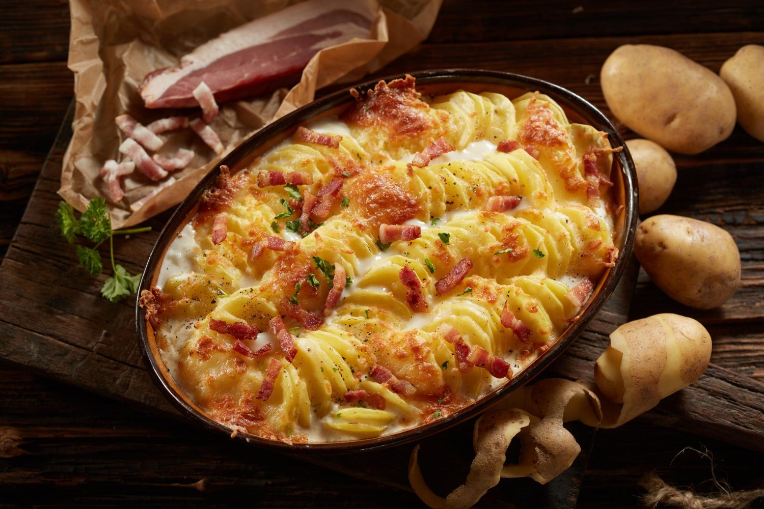 Gratin Dauphinois aux Lardons