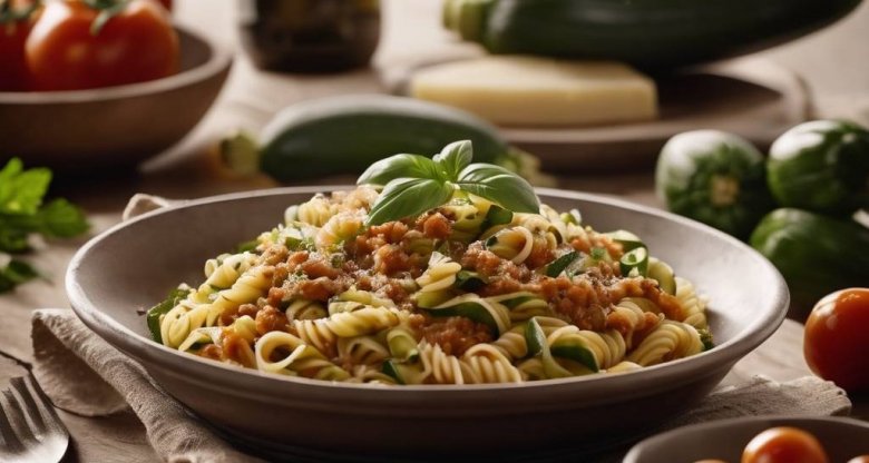 Dîner Rapide : One Pot Pasta Bolognaise courgette
