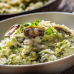 Risotto aux Courgettes et Champignons Façon Cookeo