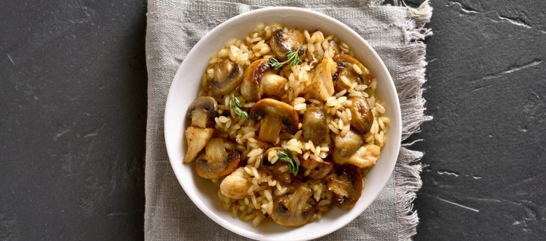Risotto aux Champignons et Blanc de Poulet au Cookeo