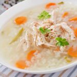 Soupe Réconfortante de Poulet et Riz à l'autocuiseur Moulinex