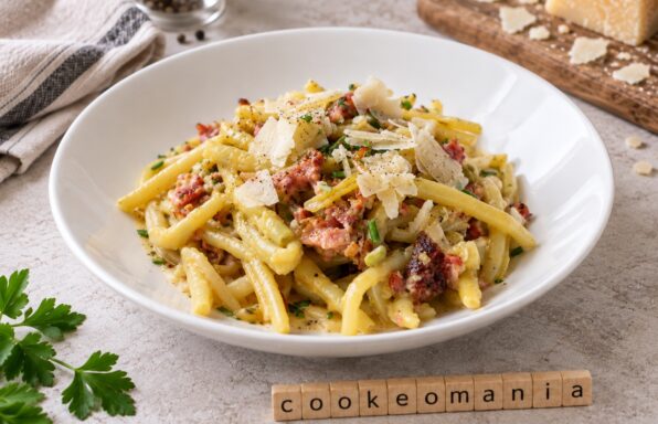 Haricots beurre façon carbonara