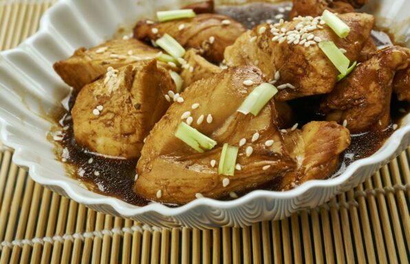 Poulet Caramélisé au Bourbon et Miel dans le Cookeo