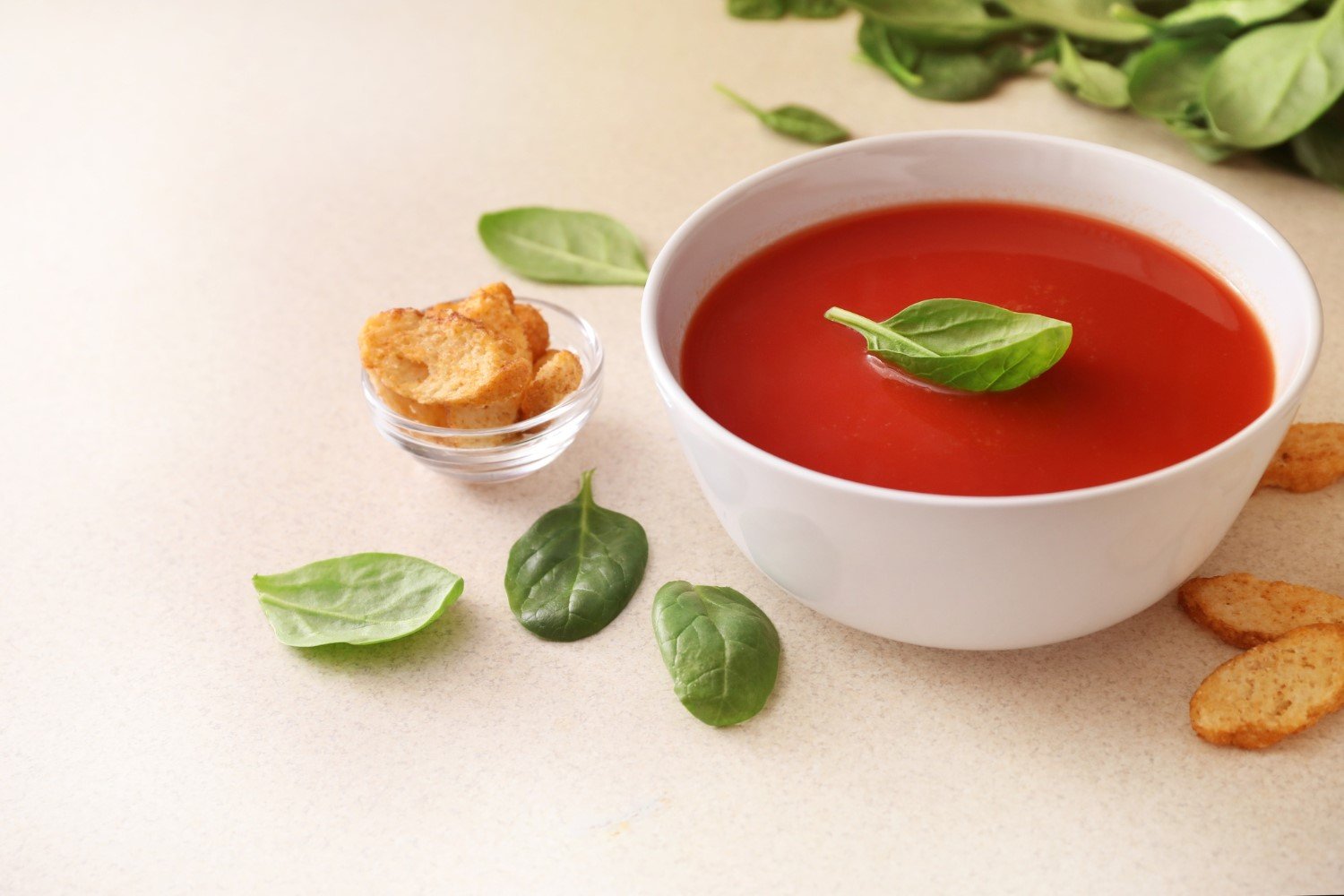 Soupe de Tomate au Basilic