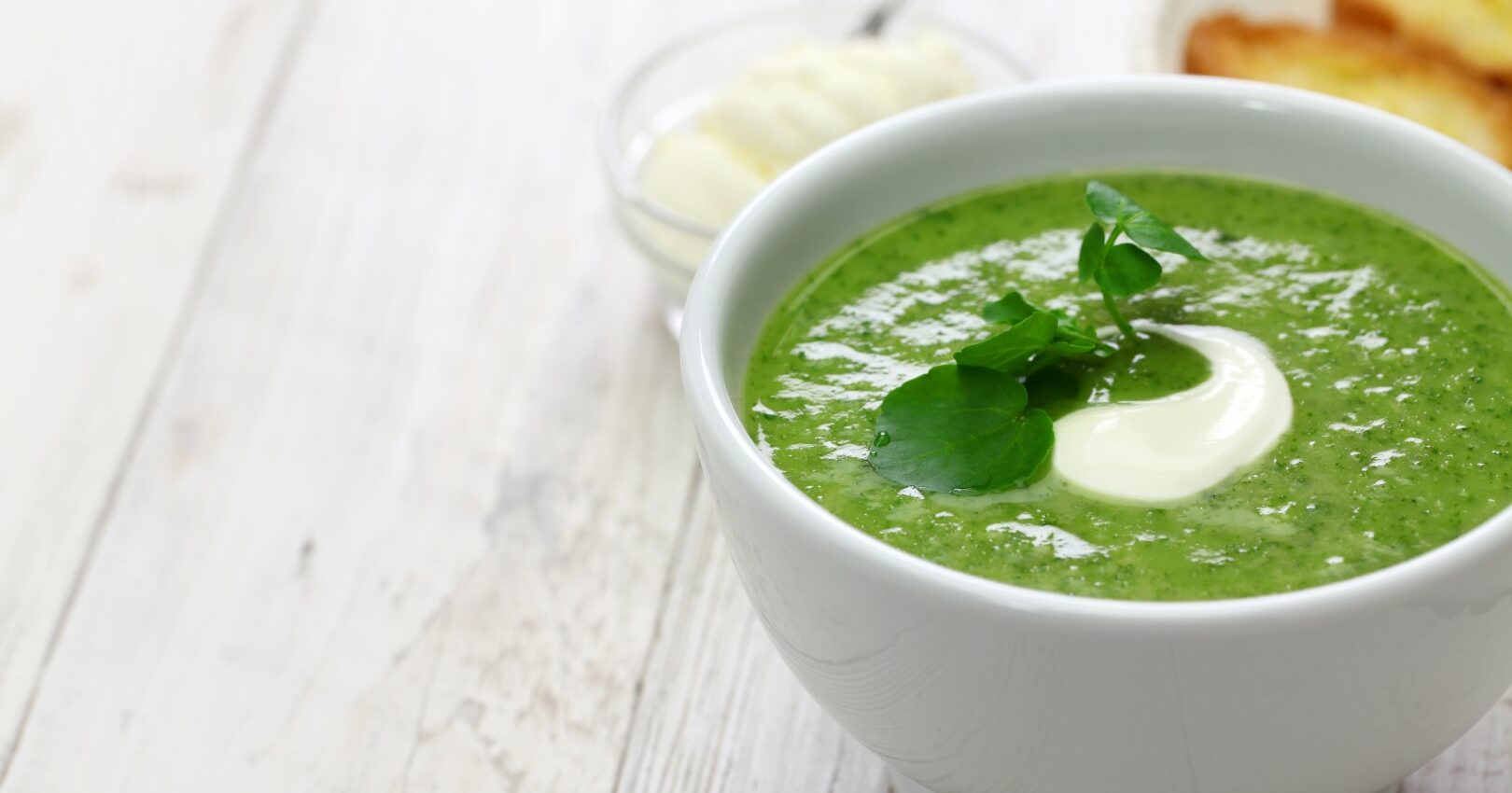 Velouté de cresson et mascarpone au Cookeo