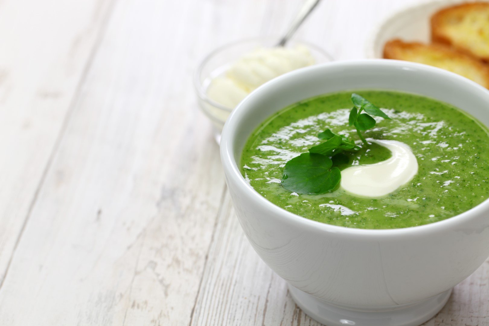 Velouté de cresson et mascarpone au Cookeo