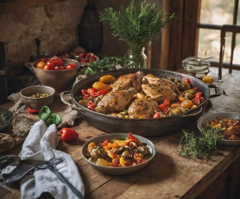 Poulet à la Provençale au Cookeo