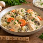 Blanquette de poulet aux carottes et champignons au cookéo