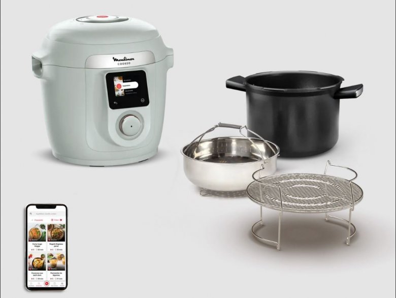 Cookeo Wi-Fi 10-en-1 Eucalyptus avec écran couleur