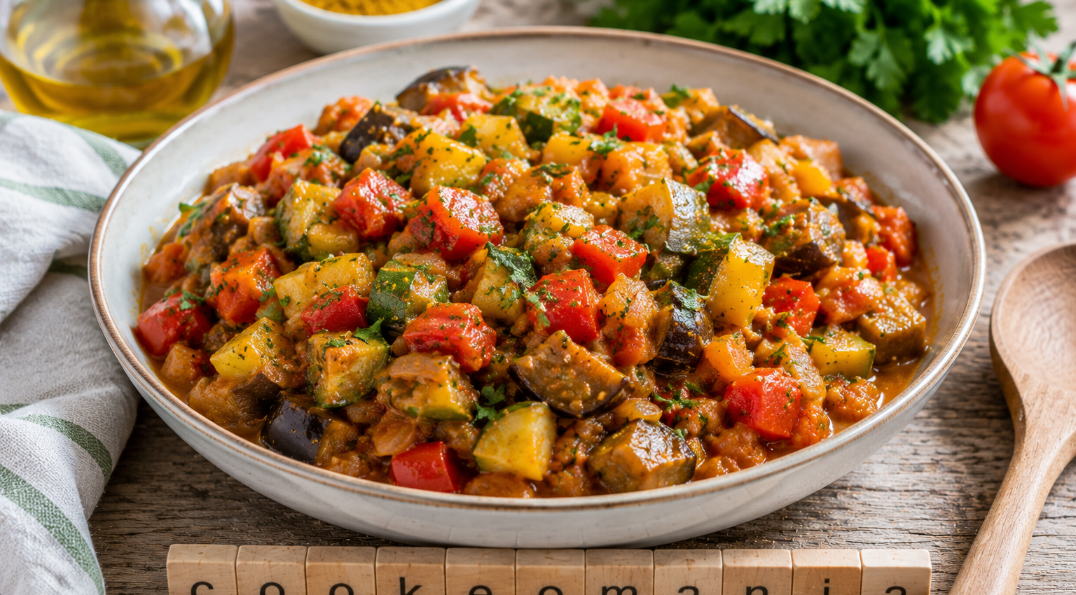 Ratatouille Maison au Curry
