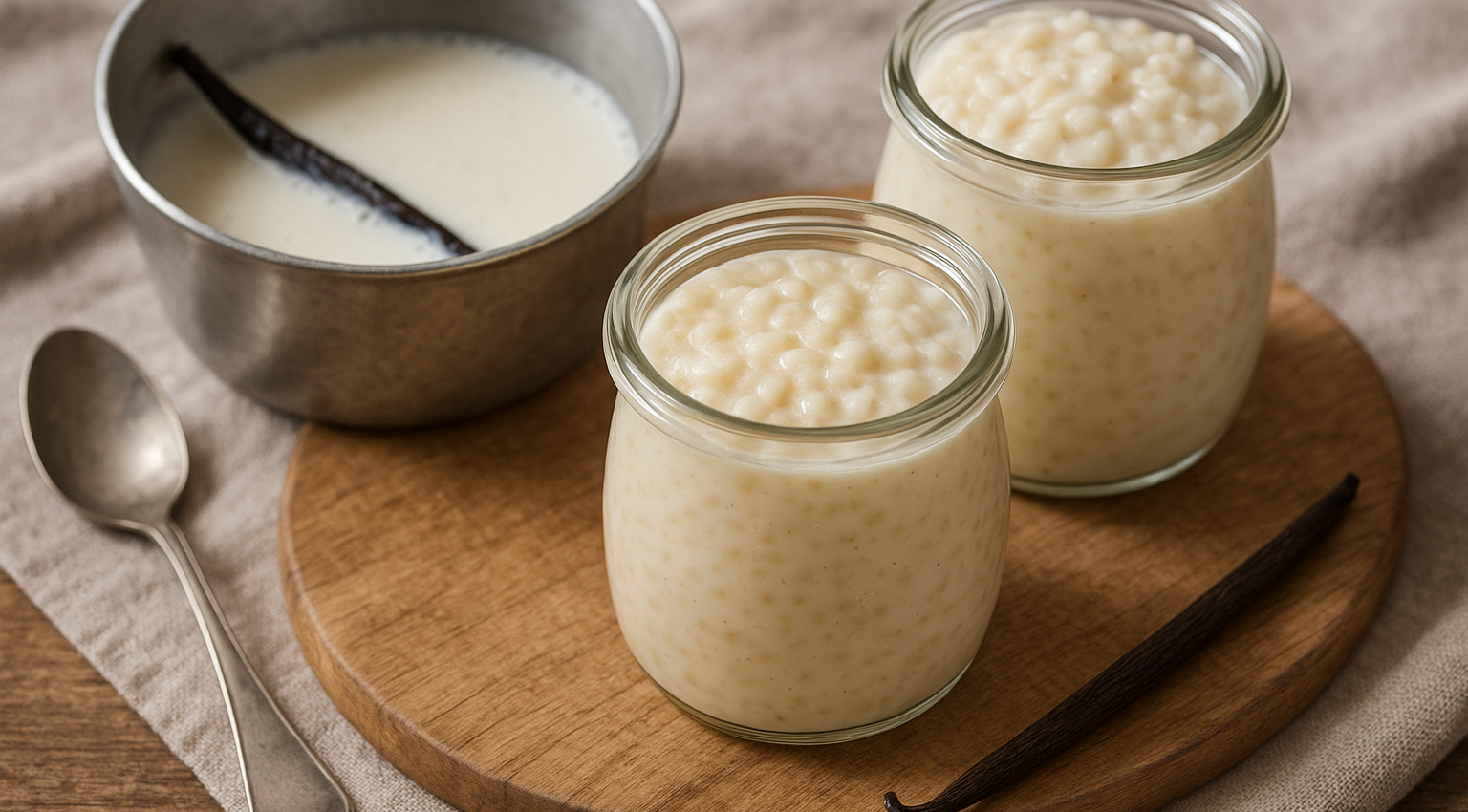 Riz au lait vanille