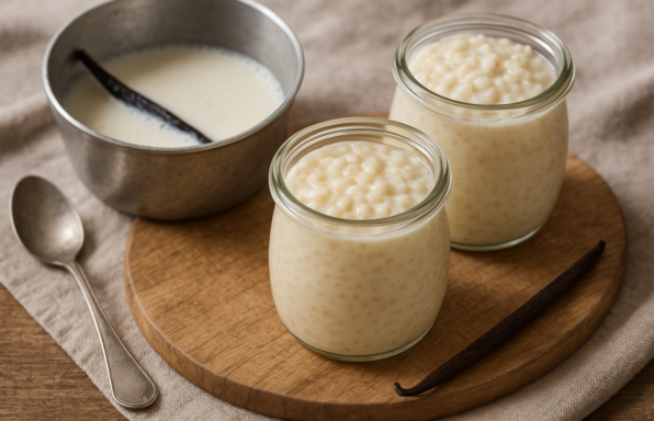 Riz au lait vanille