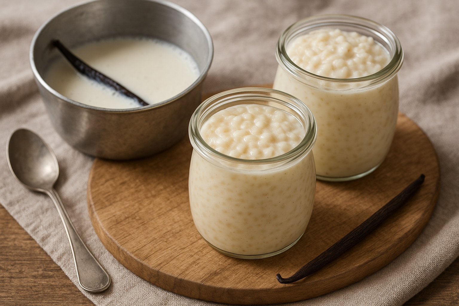 Riz au lait vanille