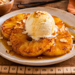 Ananas rôti à l’Extra Crisp, le dessert soleil qui sent la vanille et le miel au multicuiseur cookéo