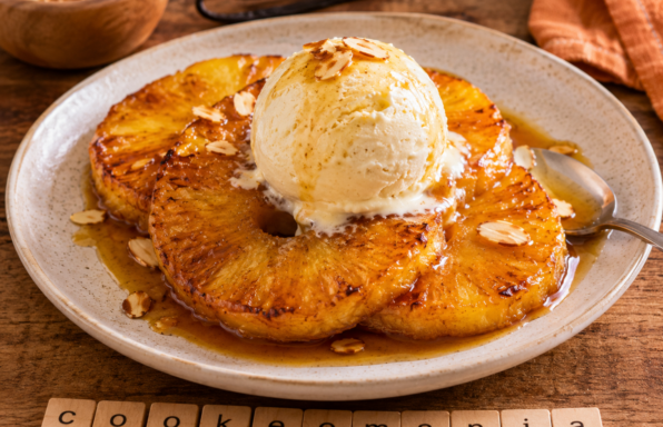 Ananas rôti à l’Extra Crisp, le dessert soleil qui sent la vanille et le miel