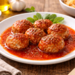 Boulettes de porc sauce tomate à l'autocuiseur Moulinex