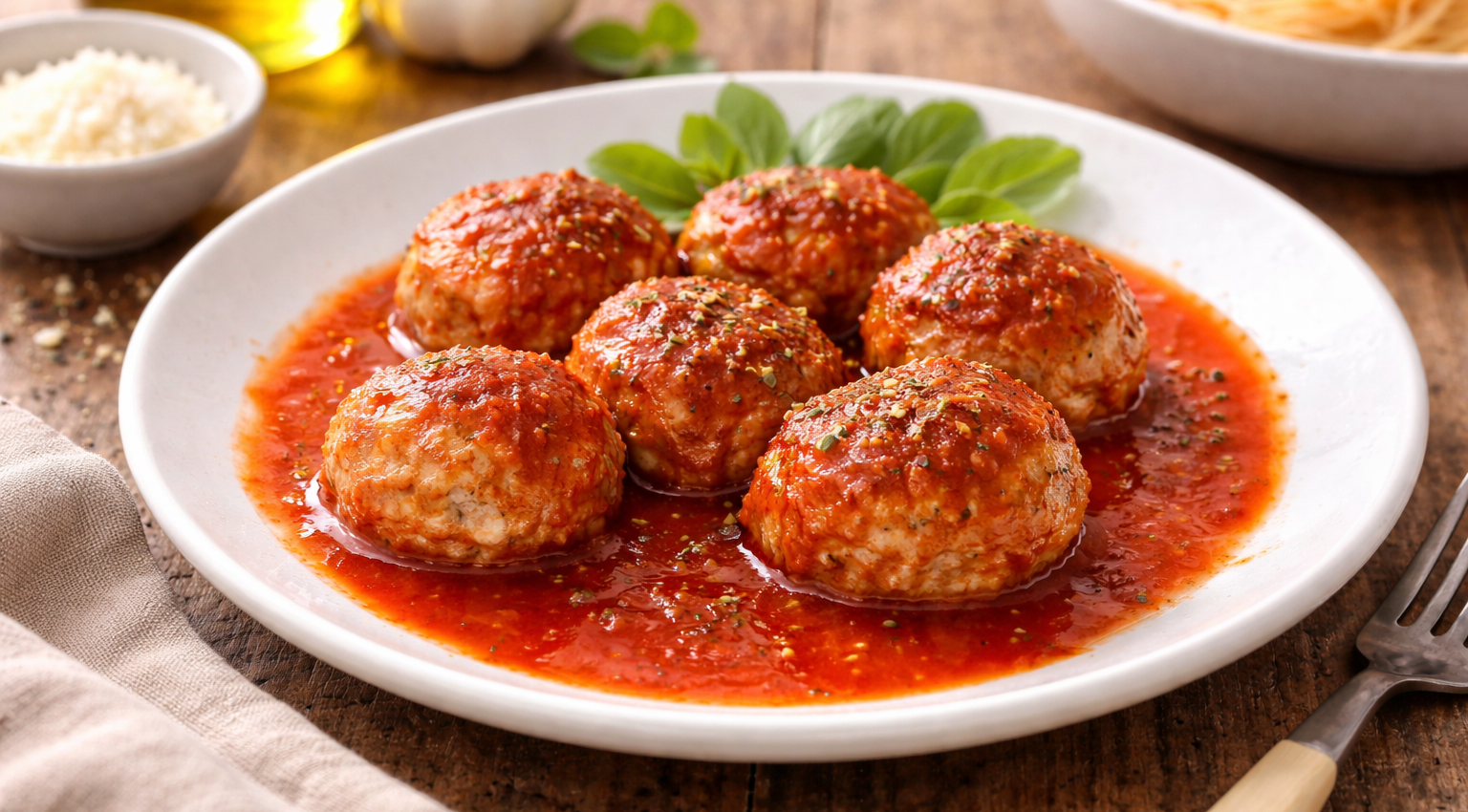 Boulettes de porc sauce tomate au Cookeo