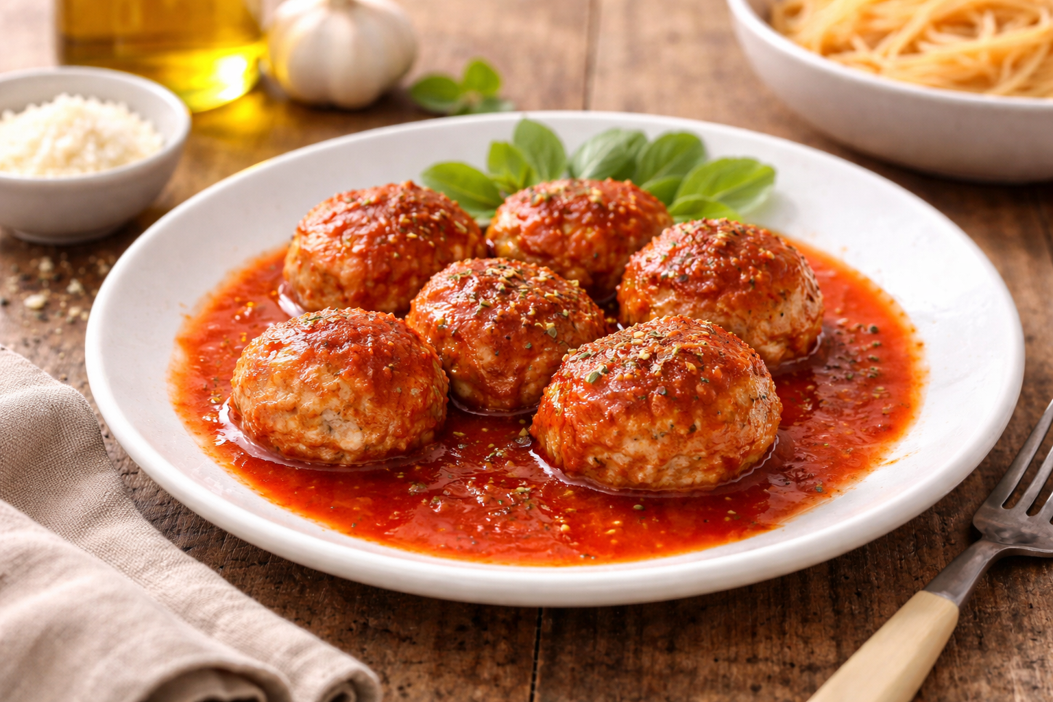 Boulettes de porc sauce tomate au Cookeo