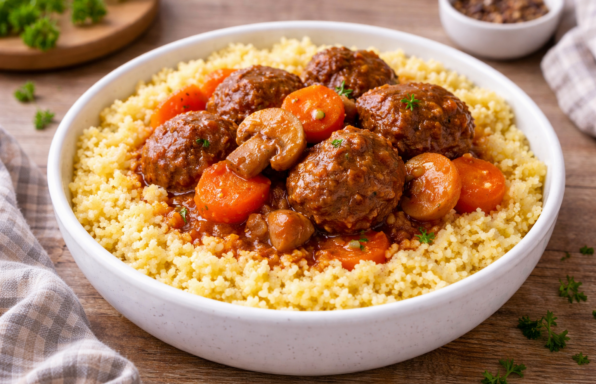 Boulettes façon bourguignonne express au Cookeo