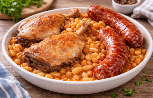Cassoulet express au Cookeo au confit de canard et saucisses fumées