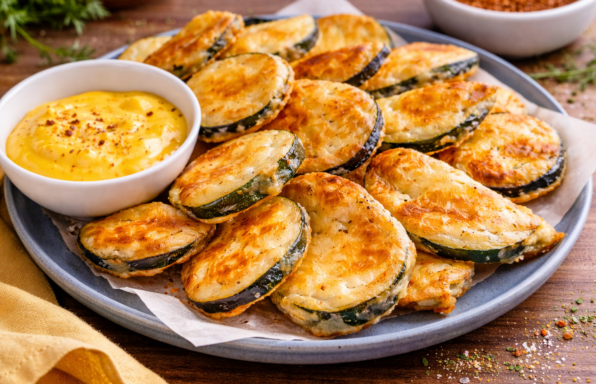Beignets de courgette et d’aubergine au Cookeo (Extra Crisp)