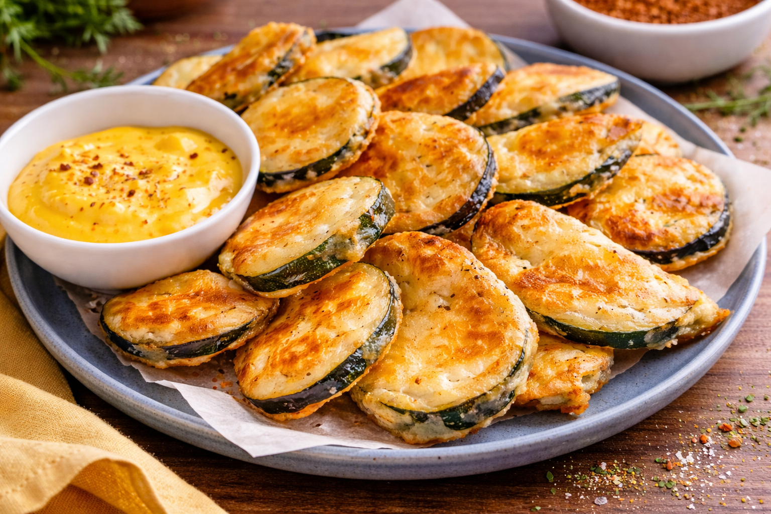 Beignets de courgette et d’aubergine au Cookeo (Extra Crisp)