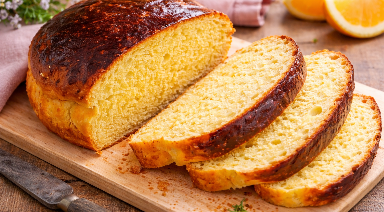 Brioche à la fleur d’oranger au Cookeo (Extra Crisp)