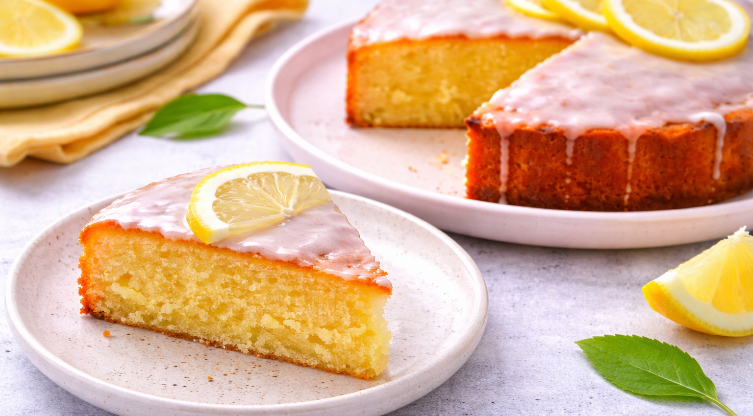 Gâteau au citron au Cookeo (Extra Crisp)