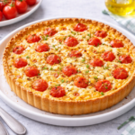 Clafoutis aux tomates cerises chèvre à l&rsquo;Extra-crisp à l'autocuiseur Moulinex