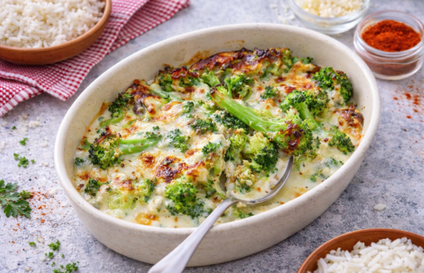 Gratin de brocoli à la béchamel au Cookeo (Extra Crisp)