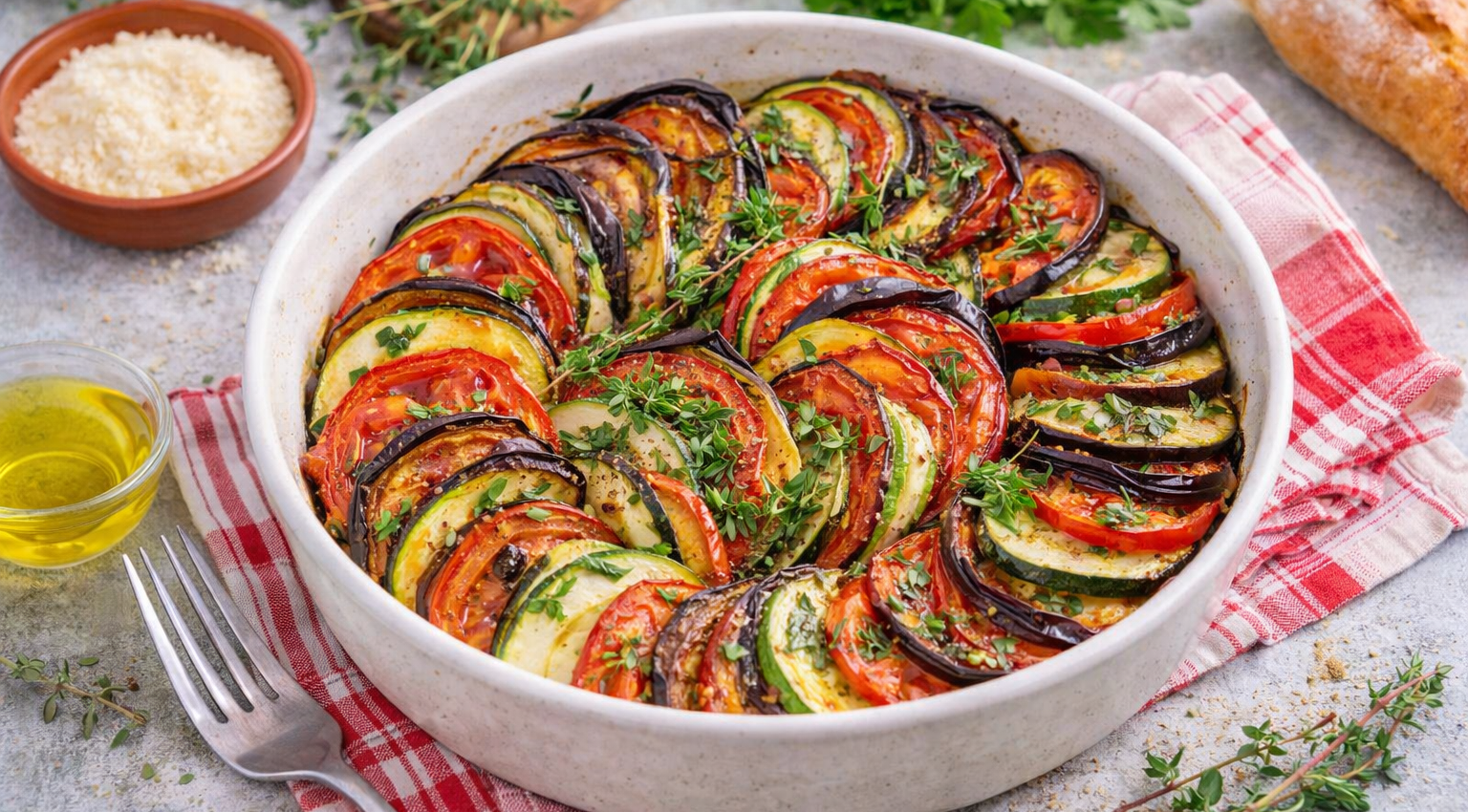 Tian de légumes au Cookeo (Extra Crisp)