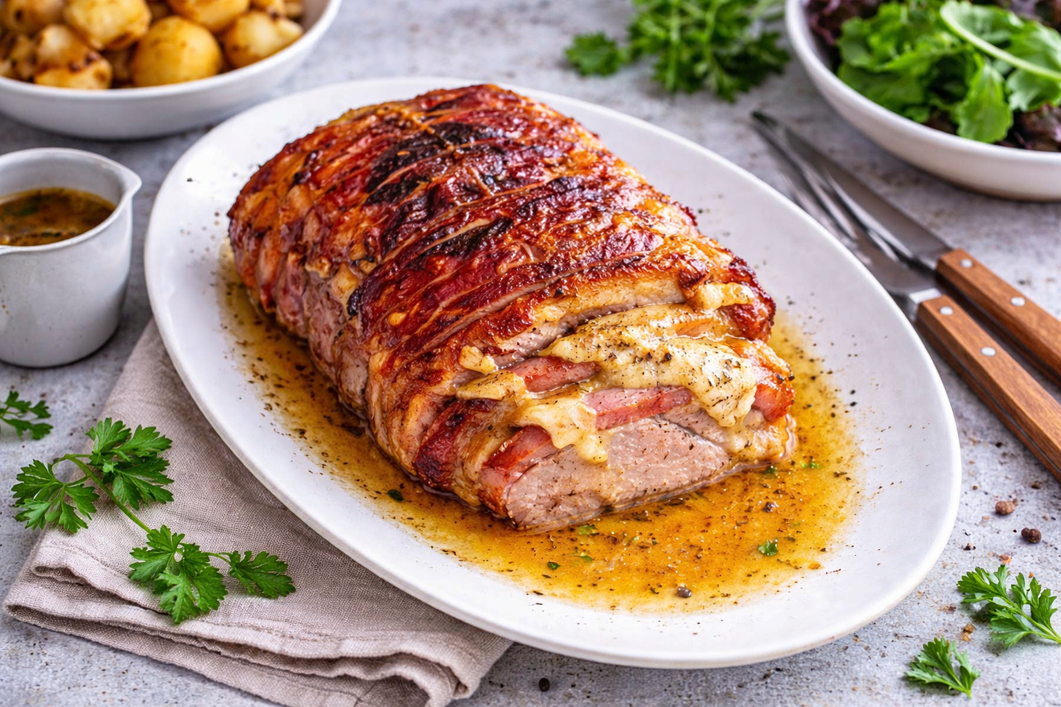 Rôti de veau Orloff au Cookeo (Extra Crisp)