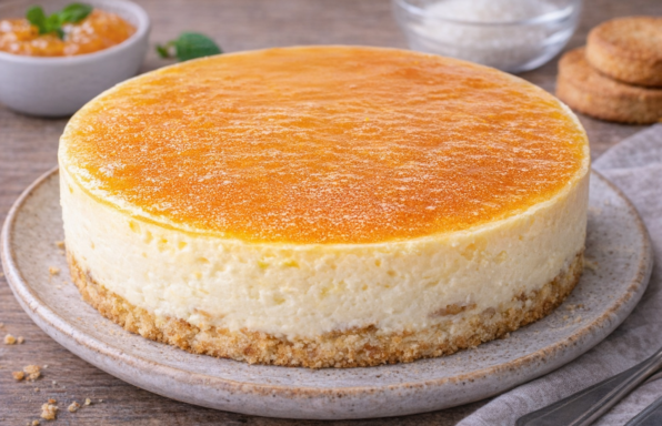 Cheesecakes glacés à l’orange et à la cannelle au Cookeo