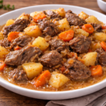 Civet express de chevreuil aux carottes au robot multi-cuiseur cookéo