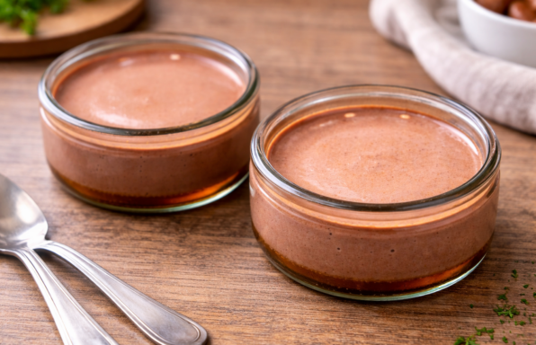 Crème caramel chocolatée au Cookeo