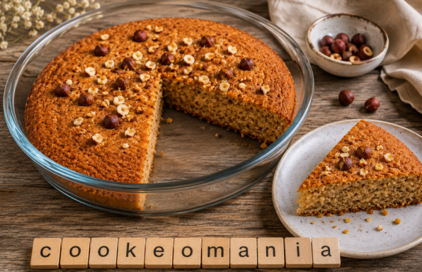 Gâteau aux noisettes à l’Extra Crisp, le moelleux doré qui sent bon le praliné