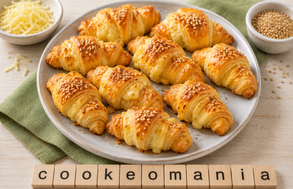 Mini-croissants au fromage à l’Extra Crisp, les bouchées croustillantes parfaites pour l’apéro