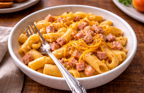 Penne crémeuses façon pub au Cookeo