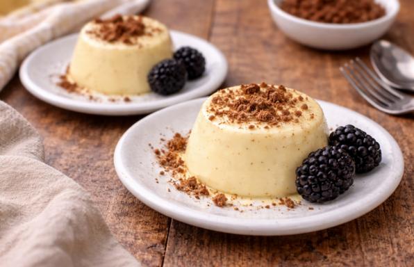 Petits flans au chocolat blanc au Cookeo