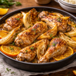 Pilons de poulet aux agrumes et fenouil fondant à l'autocuiseur Moulinex