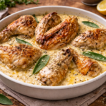 Poulet crémeux au pecorino et citron au robot multi-cuiseur cookéo