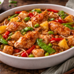 Poulet exotique sucré-salé à l'autocuiseur Moulinex