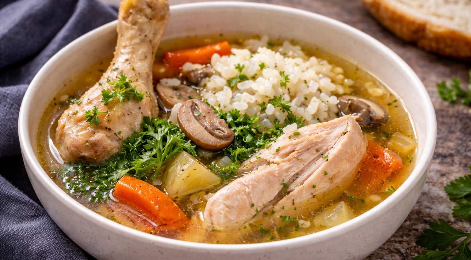 Poulet façon pot-au-feu express au Cookeo